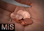 12.03.2025, Abschaffung der Euro-Cent-Mnzen im Gesprch, Die Deutsche Bundesbank mchte eventuell die 1- und 2 Cent Mnzen Europaweit abschaffen. 