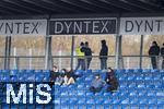01.03.2025, Fussball Admiral 2.Liga sterreich 2024/2025, SW Bregenz - FC Liefering, in Bregenz im ImmoAgentur Stadion, Spielabbruch wegen Rassismus von einem Zuschauer.