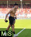 19.04.2025, Fussball 1. Bundesliga 2024/2025, 30. Spieltag, 1.FC Heidenheim - FC Bayern Mnchen, in der Voith-Arena Heidenheim. 