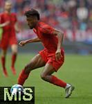 26.04.2025, Fussball 1. Bundesliga 2024/2025, 31. Spieltag,  FC Bayern Mnchen - 1.FSV Mainz 05, in der Allianz-Arena Mnchen. Kingsley Coman (FC Bayern Mnchen) am Ball.


