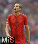 26.04.2025, Fussball 1. Bundesliga 2024/2025, 31. Spieltag,  FC Bayern Mnchen - 1.FSV Mainz 05, in der Allianz-Arena Mnchen. Harry Kane (FC Bayern Mnchen) nachdenklich


