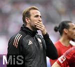 03.05.2025, Fussball 1. Bundesliga 2024/2025, 32. Spieltag, RB Leipzig - FC Bayern Mnchen, in der Red Bull Arena Leipzig, Harry Kane (FC Bayern Mnchen) nachdenklich.


