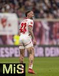 03.05.2025, Fussball 1. Bundesliga 2024/2025, 32. Spieltag, RB Leipzig - FC Bayern Mnchen, in der Red Bull Arena Leipzig, David Raum (RB Leipzig) 
