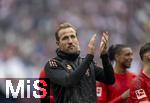 03.05.2025, Fussball 1. Bundesliga 2024/2025, 32. Spieltag, RB Leipzig - FC Bayern Mnchen, in der Red Bull Arena Leipzig, die Bayernspieler nach dem Spiel, Harry Kane (FC Bayern Mnchen) 