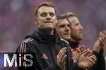 03.05.2025, Fussball 1. Bundesliga 2024/2025, 32. Spieltag, RB Leipzig - FC Bayern Mnchen, in der Red Bull Arena Leipzig, Torwart Manuel Neuer (FC Bayern Mnchen) nach dem Spiel.