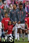 10.05.2025, Fussball 1. Bundesliga 2024/2025, 33. Spieltag,  FC Bayern Mnchen - Borussia Mnchengladbach, in der Allianz-Arena Mnchen. Kingsley Coman (FC Bayern Mnchen) mit Kind