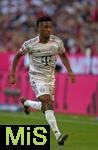 10.05.2025, Fussball 1. Bundesliga 2024/2025, 33. Spieltag,  FC Bayern Mnchen - Borussia Mnchengladbach, in der Allianz-Arena Mnchen. Kingsley Coman (FC Bayern Mnchen) spurtet.