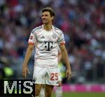 10.05.2025, Fussball 1. Bundesliga 2024/2025, 33. Spieltag,  FC Bayern Mnchen - Borussia Mnchengladbach, in der Allianz-Arena Mnchen. Thomas Mller (FC Bayern Mnchen) 