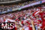10.05.2025, Fussball 1. Bundesliga 2024/2025, 33. Spieltag,  FC Bayern Mnchen - Borussia Mnchengladbach, in der Allianz-Arena Mnchen. Bayernfans, Panshot 