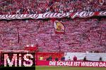 10.05.2025, Fussball 1. Bundesliga 2024/2025, 33. Spieltag,  FC Bayern Mnchen - Borussia Mnchengladbach, in der Allianz-Arena Mnchen. Bayernfans 