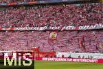 10.05.2025, Fussball 1. Bundesliga 2024/2025, 33. Spieltag,  FC Bayern Mnchen - Borussia Mnchengladbach, in der Allianz-Arena Mnchen. Bayernfans 