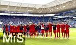 17.05.2025, Fussball 1. Bundesliga 2024/2025, 34. Spieltag,  TSG 1899 Hoffenheim - FC Bayern Mnchen, In der Pre-Zero-Arena Sinsheim. Schlussjubel der Meister-Bayern. 

