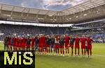 17.05.2025, Fussball 1. Bundesliga 2024/2025, 34. Spieltag,  TSG 1899 Hoffenheim - FC Bayern M�nchen, In der Pre-Zero-Arena Sinsheim. Schlussjubel der Bayernspieler