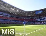 31.05.2025,  Fussball UEFA Championsleague Finale 2025:  Paris St. Germain - Inter Mailand, in der Allianz-Arena Mnchen.   Die Eckfahne
  

