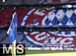 31.05.2025,  Fussball UEFA Championsleague Finale 2025:  Paris St. Germain - Inter Mailand, in der Allianz-Arena Mnchen.   Die Eckfahne
  

