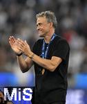 31.05.2025,  Fussball UEFA Championsleague Finale 2025:  Paris St. Germain - Inter Mailand, in der Allianz-Arena Mnchen.   Trainer Luis Enrique (FC Paris Saint-Germain) klatscht
  

