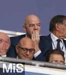 31.05.2025,  Fussball UEFA Championsleague Finale 2025:  Paris St. Germain - Inter Mailand, in der Allianz-Arena Mnchen. Ehrengste, Gianni Infantino (Prsident FIFA)



