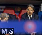 31.05.2025,  Fussball UEFA Championsleague Finale 2025:  Paris St. Germain - Inter Mailand, in der Allianz-Arena Mnchen.  re: Trainer Simone Inzaghi (Inter Mailand) nachdenklich 