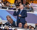 31.05.2025,  Fussball UEFA Championsleague Finale 2025:  Paris St. Germain - Inter Mailand, in der Allianz-Arena Mnchen. Ehrengste, Gianni Infantino (Prsident FIFA)



