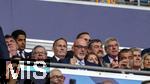 31.05.2025,  Fussball UEFA Championsleague Finale 2025:  Paris St. Germain - Inter Mailand, in der Allianz-Arena Mnchen. Ehrengste, li: Prsident Nasser Al-Khelaifi (Paris St. Germain), mitte:  Geschftsfhrer Hans-Joachim Watzke (Borussia Dortmund), Bayerischer Ministerprsident Markus Sder (CDU, Deutschland), Thomas Bach (Ex-DOSB-Prsident)
 


