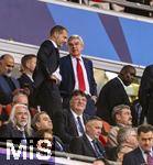 31.05.2025,  Fussball UEFA Championsleague Finale 2025:  Paris St. Germain - Inter Mailand, in der Allianz-Arena Mnchen. li: UEFA Prsident Aleksander Ceferin, Thomas Bach (Ex-DOSB-Prsident)