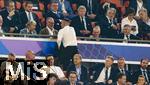 31.05.2025,  Fussball UEFA Championsleague Finale 2025:  Paris St. Germain - Inter Mailand, in der Allianz-Arena Mnchen. Ehrengste, mit Ex-Vorstandsvorsitzender Karl-Heinz Rummenigge (FC Bayern Mnchen), Hoeness-Frau Susi, Franck Ribery, Prsident Herbert Hainer (FC Bayern) 