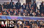31.05.2025,  Fussball UEFA Championsleague Finale 2025:  Paris St. Germain - Inter Mailand, in der Allianz-Arena Mnchen. Ehrengste, mit Ex-Vorstandsvorsitzender Karl-Heinz Rummenigge (FC Bayern Mnchen), Ehren-Prsident Uli Hoene (FC Bayern Mnchen, Hoeness) mit Sonnenbrille, Frau Susi, Prsident Herbert Hainer (FC Bayern) 
