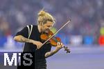 31.05.2025,  Fussball UEFA Championsleague Finale 2025:  Paris St. Germain - Inter Mailand, in der Allianz-Arena Mnchen. Erffnungs-Show mit dem Stargeiger David Garrett (Deutschland) auf dem Spielfeld.
