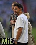 04.06.2025, Fussball UEFA Nations League 2024/25,  Halbfinale, Deutschland - Portugal, in der Allianz-Arena Mnchen. Mats Hummels (Deutschland) beim Interview