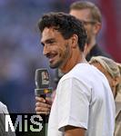 04.06.2025, Fussball UEFA Nations League 2024/25,  Halbfinale, Deutschland - Portugal, in der Allianz-Arena Mnchen. Mats Hummels (Deutschland) beim Interview