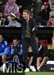 04.06.2025, Fussball UEFA Nations League 2024/25,  Halbfinale, Deutschland - Portugal, in der Allianz-Arena Mnchen. Trainer Julian Nagelsmann (Deutschland) gestikuliert.