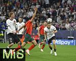 04.06.2025, Fussball UEFA Nations League 2024/25,  Halbfinale, Deutschland - Portugal, in der Allianz-Arena Mnchen. Florian Wirtz (Deutschland) trifft zum 1:0