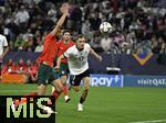 04.06.2025, Fussball UEFA Nations League 2024/25,  Halbfinale, Deutschland - Portugal, in der Allianz-Arena Mnchen. Florian Wirtz (Deutschland) trifft zum 1:0