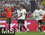 04.06.2025, Fussball UEFA Nations League 2024/25,  Halbfinale, Deutschland - Portugal, in der Allianz-Arena Mnchen. Cristiano Ronaldo (Portugal) schlgt die Hnde ber dem Kopf zusammen