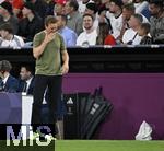 04.06.2025, Fussball UEFA Nations League 2024/25,  Halbfinale, Deutschland - Portugal, in der Allianz-Arena Mnchen. Trainer Julian Nagelsmann (Deutschland) nachdenklich.