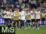 04.06.2025, Fussball UEFA Nations League 2024/25,  Halbfinale, Deutschland - Portugal, in der Allianz-Arena Mnchen. Die deutschen Spieler sind nach dem Spiel enttuscht.,