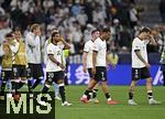 04.06.2025, Fussball UEFA Nations League 2024/25,  Halbfinale, Deutschland - Portugal, in der Allianz-Arena Mnchen. Die deutschen Spieler sind nach dem Spiel enttuscht.,