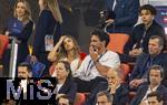 04.06.2025, Fussball UEFA Nations League 2024/25,  Halbfinale, Deutschland - Portugal, in der Allianz-Arena Mnchen. Ehrentribne, mit Ex-Nationalspieler Mats Hummels mit Freundin Nicola Cavanis.