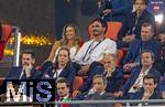04.06.2025, Fussball UEFA Nations League 2024/25,  Halbfinale, Deutschland - Portugal, in der Allianz-Arena Mnchen. Ehrentribne, mit Ex-Nationalspieler Mats Hummels mit Freundin Nicola Cavanis.