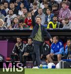 04.06.2025, Fussball UEFA Nations League 2024/25,  Halbfinale, Deutschland - Portugal, in der Allianz-Arena Mnchen. Trainer Julian Nagelsmann (Deutschland) in Rage.