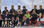 04.06.2025, Fussball UEFA Nations League 2024/25,  Halbfinale, Deutschland - Portugal, in der Allianz-Arena Mnchen. Ehrentribne mit Joachim Lw, Oliver Bierhoff, Holger Badstuber, etc.  