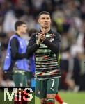 04.06.2025, Fussball UEFA Nations League 2024/25,  Halbfinale, Deutschland - Portugal, in der Allianz-Arena Mnchen. Cristiano Ronaldo (Portugal) Schlussjubel. 