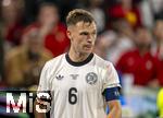 04.06.2025, Fussball UEFA Nations League 2024/25,  Halbfinale, Deutschland - Portugal, in der Allianz-Arena Mnchen. Josua Kimmich (Deutschland) nachdenklich 