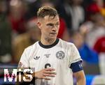04.06.2025, Fussball UEFA Nations League 2024/25,  Halbfinale, Deutschland - Portugal, in der Allianz-Arena Mnchen. Josua Kimmich (Deutschland) nachdenklich 