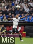 04.06.2025, Fussball UEFA Nations League 2024/25,  Halbfinale, Deutschland - Portugal, in der Allianz-Arena Mnchen. Jonathan Tah (Deutschland) am Ball 