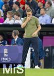 04.06.2025, Fussball UEFA Nations League 2024/25,  Halbfinale, Deutschland - Portugal, in der Allianz-Arena Mnchen. Trainer Julian Nagelsmann (Deutschland) nachdenklich 