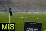04.06.2025, Fussball UEFA Nations League 2024/25,  Halbfinale, Deutschland - Portugal, in der Allianz-Arena Mnchen. Vor dem Spiel geht ein Hagelsturm ber dem Stadion herunter. 
