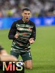 04.06.2025, Fussball UEFA Nations League 2024/25,  Halbfinale, Deutschland - Portugal, in der Allianz-Arena Mnchen. Cristiano Ronaldo (Portugal) schon beim Aufwrmen hochmotiviert.