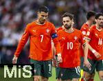 04.06.2025, Fussball UEFA Nations League 2024/25,  Halbfinale, Deutschland - Portugal, in der Allianz-Arena Mnchen. v.li: Cristiano Ronaldo (Portugal), Bernardo Silva (Portugal) 
