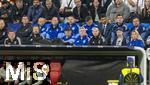 04.06.2025, Fussball UEFA Nations League 2024/25,  Halbfinale, Deutschland - Portugal, in der Allianz-Arena Mnchen. Team-Staff Deutschland hinter der Deutschen Bank. Mit Dr. Philipp Laux (vorne links, Sportpsychologe), 
